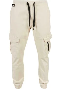 URBAN CLASSICS Zipper D-Ring - Pantalon Cargo - Creme -Tenues Mode Boutique 001f4a03d27f4497b63b3dca04fae263