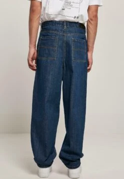 URBAN CLASSICS Jean Boyfriend - Mid Indigo Washed -Tenues Mode Boutique 0566bf80c4574575933119322ce0c20b