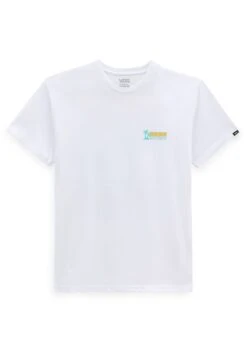 Vans Records Ss - T-Shirt Imprimé - White -Tenues Mode Boutique 05b0b5ab85b74304ade7bdcbbd24e4fe