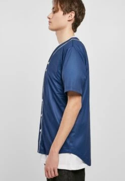 URBAN CLASSICS Baseball - Chemise - Spaceblue White -Tenues Mode Boutique 08af0c580ca74d93ab00c1ea525fee4d