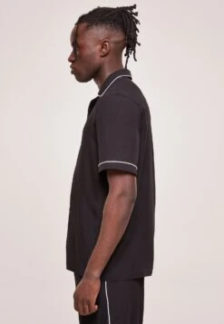 URBAN CLASSICS Bowling - Chemise - Black -Tenues Mode Boutique 08c3e266dce84b8bb92ad418af851bac