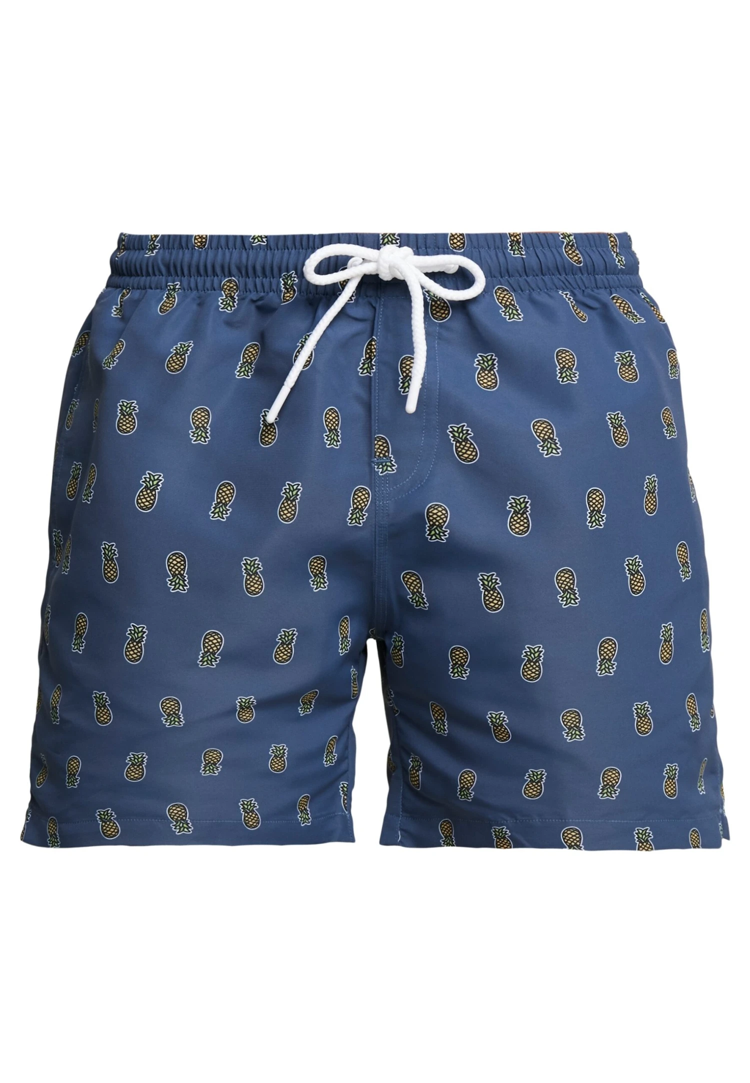 URBAN CLASSICS Pineapple Swim Shorts - Short De Bain - Vintage Blue 3 URBAN CLASSICS Pineapple Swim Shorts - Short De Bain - Vintage Blue – Image 3