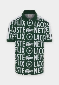 Lacoste X Netflix - Polo - Green/White -Tenues Mode Boutique 0e49858d5b3d458bb35490adb40bc83d