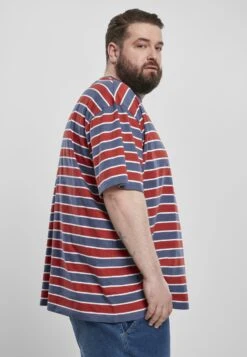 URBAN CLASSICS Yarn Dyed Board Stripe - T-Shirt Basique - Burnedred/Vintageblue 22 URBAN CLASSICS Yarn Dyed Board Stripe - T-Shirt Basique - Burnedred/Vintageblue -Tenues Mode Boutique 0f63d8ec9c0e4938ba7e825451bbafea