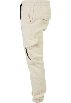 URBAN CLASSICS Zipper D-Ring - Pantalon Cargo - Creme -Tenues Mode Boutique 12d923d4b6444a5bb12ecaf6941ca84b