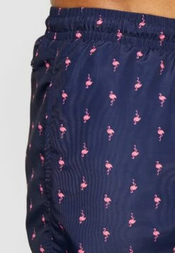 URBAN CLASSICS Pattern - Short De Bain - Dark Blue/Pink -Tenues Mode Boutique 134a80e46cfb4a938ff98eea7aa20b5f