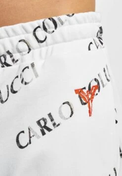URBAN CLASSICS Carlo Colucci Allover Logo - Pantalon De Survêtement - White -Tenues Mode Boutique 168272913d5d499496bc77fa48d349f4