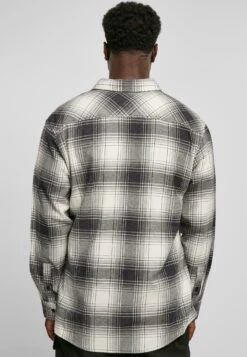 URBAN CLASSICS Mock Check - Chemise - Whitesand Black -Tenues Mode Boutique 16c9eb9bfb2c4d16b6d6bc9f0cbb5223