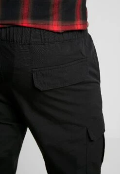 URBAN CLASSICS Ripstop Pants - Pantalon Cargo - Black -Tenues Mode Boutique 19ac6a2243ac4df2a9e81078500ec306