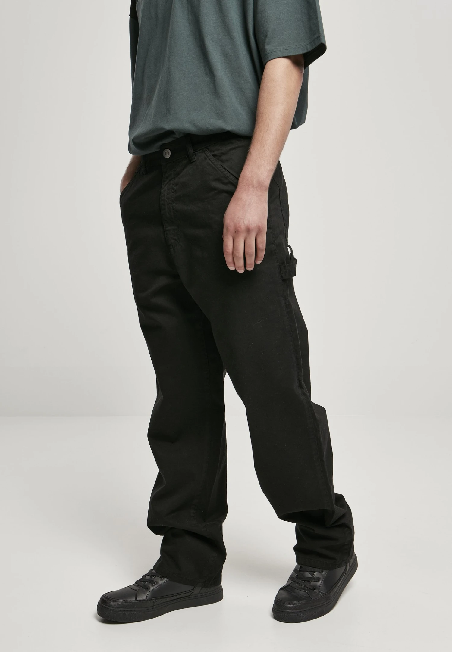 URBAN CLASSICS Carpenter Pants - Pantalon Classique - Black 1 URBAN CLASSICS Carpenter Pants - Pantalon Classique - Black