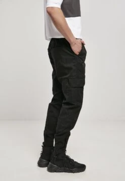 URBAN CLASSICS Männer Military - Pantalon Cargo - Black 12 URBAN CLASSICS Männer Military - Pantalon Cargo - Black -Tenues Mode Boutique 1e2b2c4515344a61b7b8fc49c5e4d139
