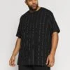 URBAN CLASSICS Oversized Pinstripe Tee - T-Shirt Imprimé