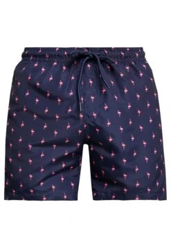 URBAN CLASSICS Pattern - Short De Bain - Dark Blue/Pink -Tenues Mode Boutique 2183d319d7054c74a1342df2612b2923