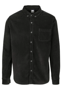 URBAN CLASSICS Corduroy Shirt - Chemise - Black -Tenues Mode Boutique 22b9a00dfbbb4a76a5b0779268b0a1f9
