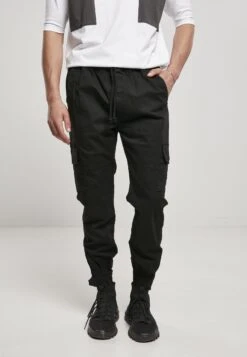 URBAN CLASSICS Männer Military - Pantalon Cargo - Black