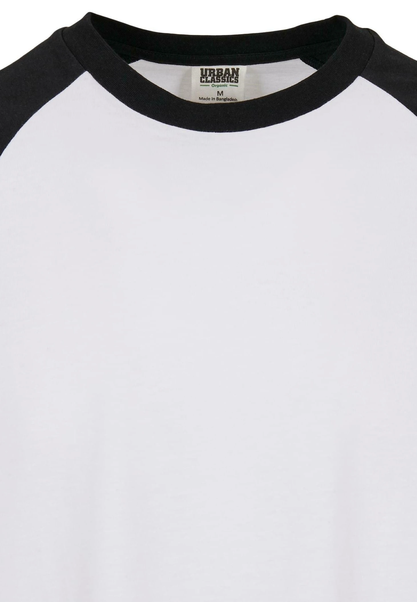 URBAN CLASSICS Organic Oversized Raglan Longsleeve - T-Shirt À Manches Longues - White/Black 7 URBAN CLASSICS Organic Oversized Raglan Longsleeve - T-Shirt À Manches Longues - White/Black – Image 7