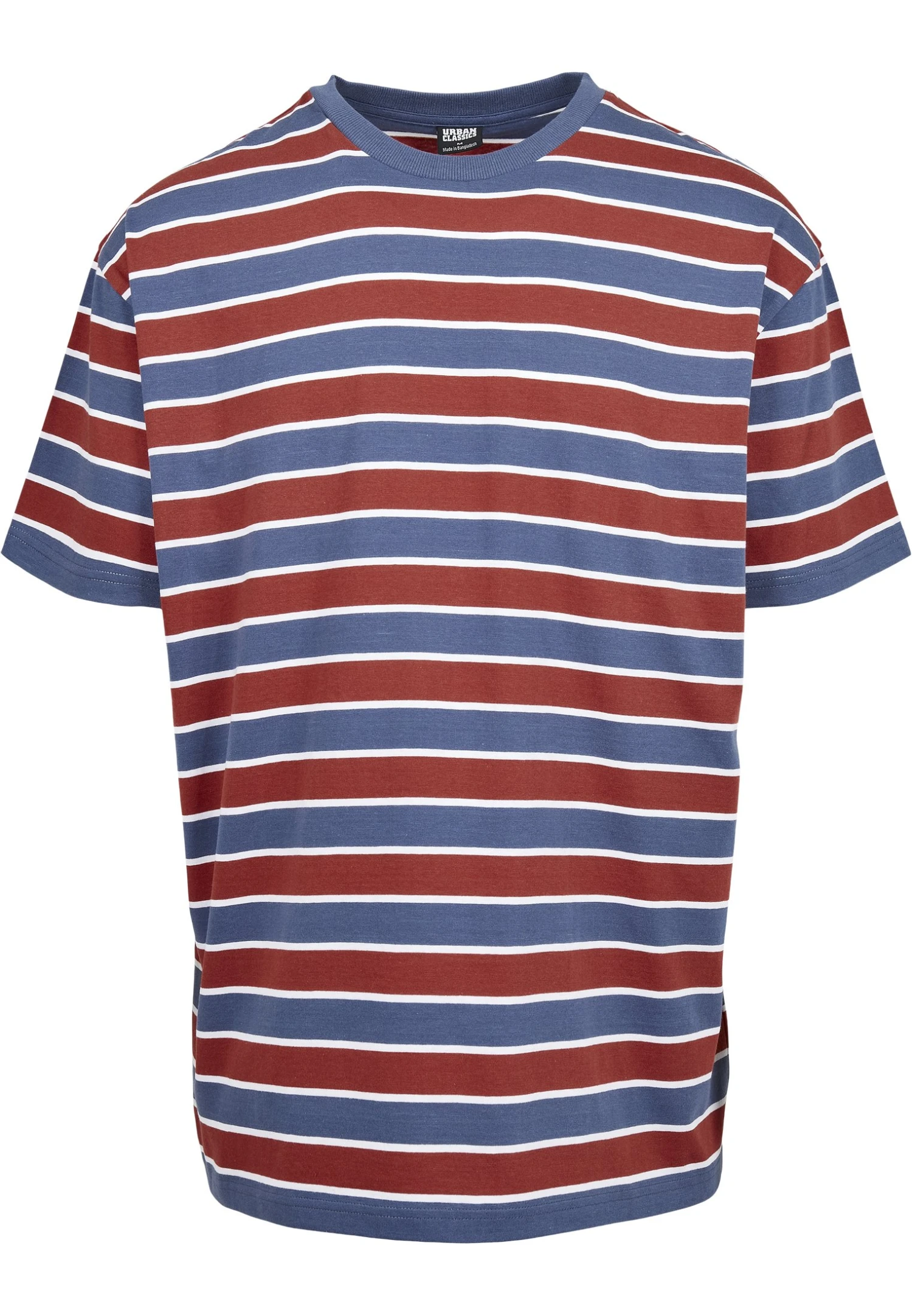URBAN CLASSICS Yarn Dyed Board Stripe - T-Shirt Basique - Burnedred/Vintageblue 11 URBAN CLASSICS Yarn Dyed Board Stripe - T-Shirt Basique - Burnedred/Vintageblue – Image 11