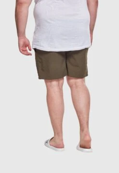 URBAN CLASSICS Block - Short De Bain - Olive -Tenues Mode Boutique 324fb6100fd64dd38d4aaf8893bbff02