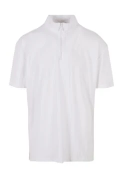 URBAN CLASSICS Boxy Zip - T-Shirt Imprimé - White -Tenues Mode Boutique 32d14b8a802141dc9337a915ae8da570