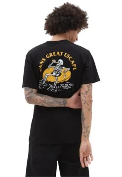Vans Permanent Vacation Ss - T-Shirt Imprimé - Black