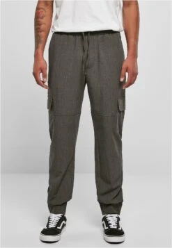 URBAN CLASSICS Comfort Military - Pantalon Cargo - Charcoal
