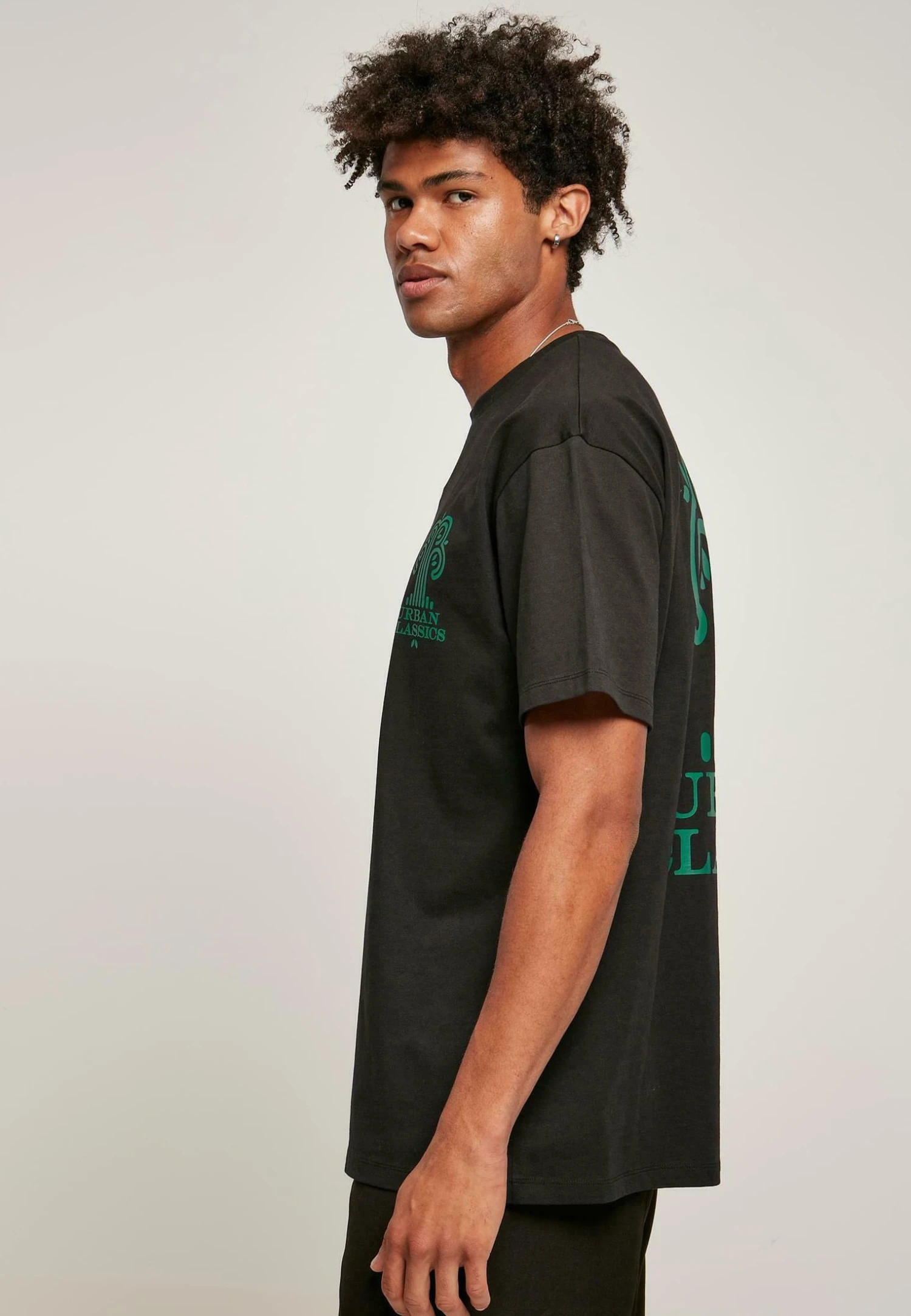 URBAN CLASSICS Organic Tree Logo Tee - T-Shirt Imprimé - Black 5 URBAN CLASSICS Organic Tree Logo Tee - T-Shirt Imprimé - Black – Image 5