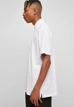 URBAN CLASSICS Boxy Zip - T-Shirt Imprimé - White -Tenues Mode Boutique 4ec8f6a888ea444b98fa1faf47531611