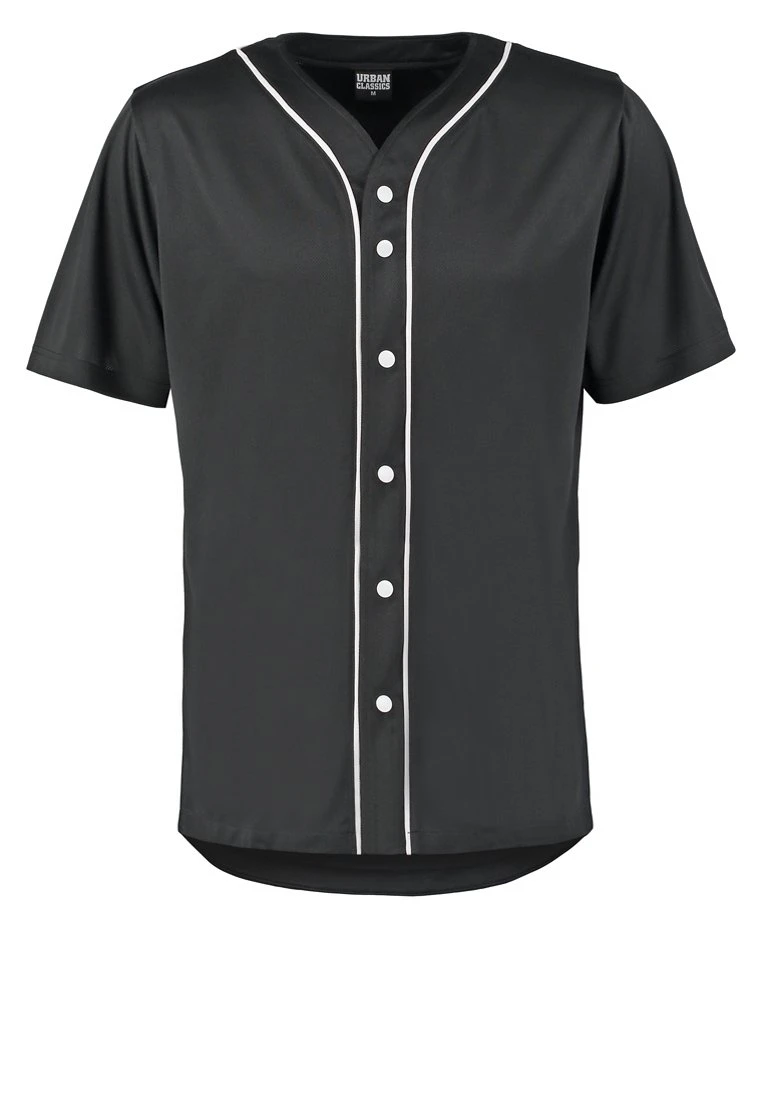 URBAN CLASSICS Baseball - Chemise - Black/White 6 URBAN CLASSICS Baseball - Chemise - Black/White – Image 6