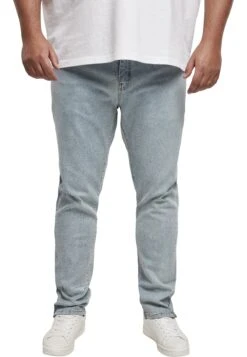 URBAN CLASSICS Zip - Jean Slim - Lighter Washed -Tenues Mode Boutique 54abad1a27814734bd3d4d4698be9843