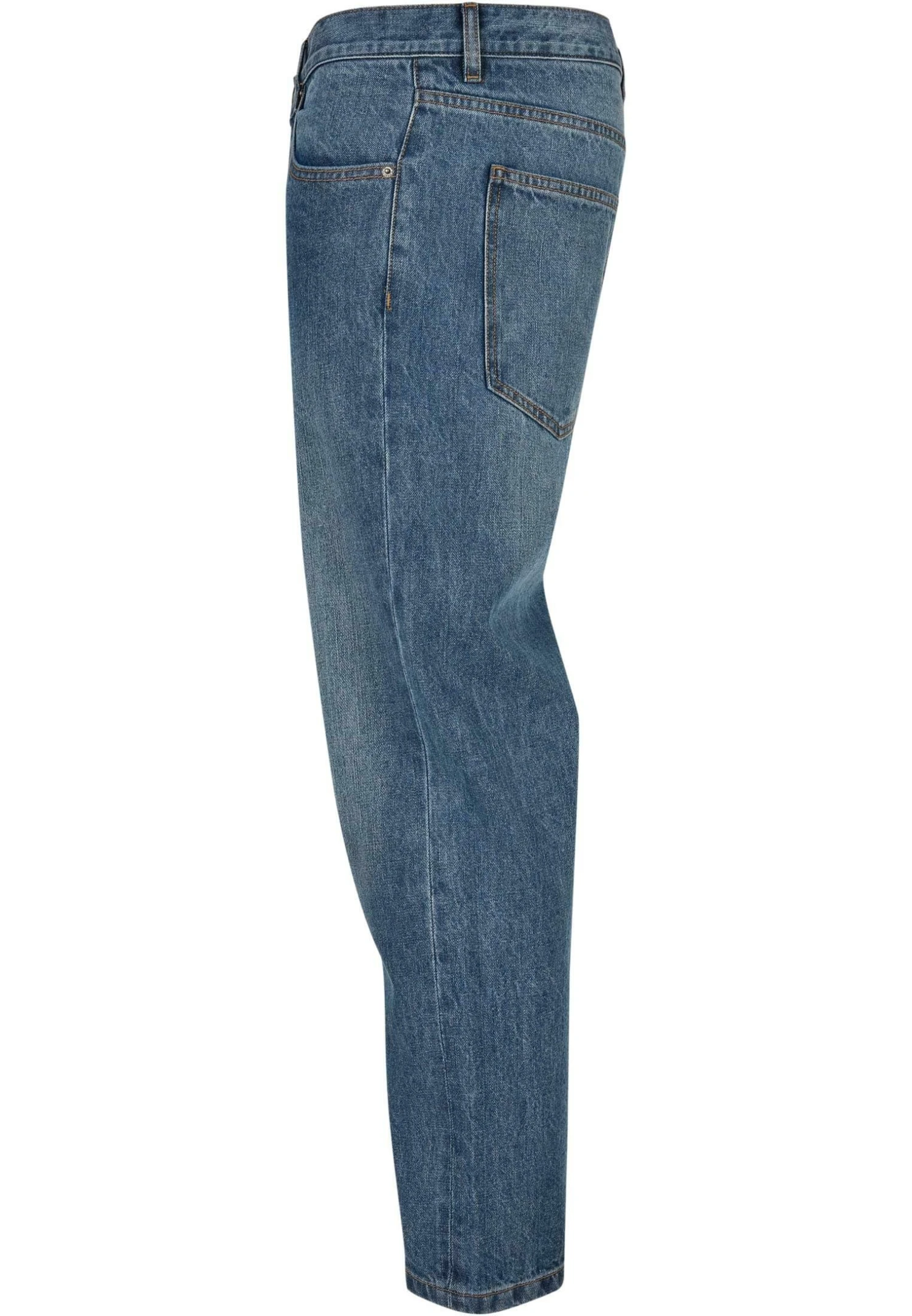 URBAN CLASSICS Cropped Tapered - Jeans Fuselé - Middeepblue 8 URBAN CLASSICS Cropped Tapered - Jeans Fuselé - Middeepblue – Image 8