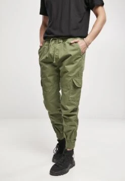 URBAN CLASSICS Männer Military - Pantalon Cargo - Newolive