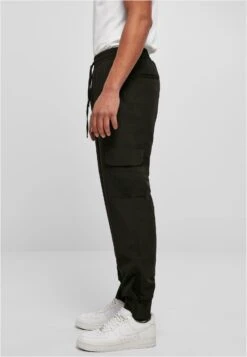 URBAN CLASSICS Comfort Military - Pantalon Cargo - Black -Tenues Mode Boutique 630befa6c34b4dce81e2cb817515b14f