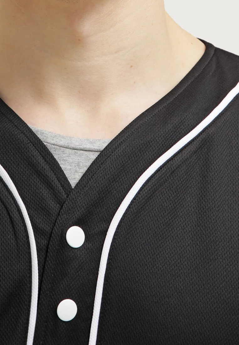 URBAN CLASSICS Baseball - Chemise - Black/White 5 URBAN CLASSICS Baseball - Chemise - Black/White – Image 5