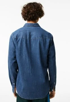 Lacoste Langarm - Chemise - Bleu -Tenues Mode Boutique 64f66a5a11ea4946b0e0bd3e36ca7937