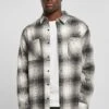 URBAN CLASSICS Mock Check - Chemise - Whitesand Black
