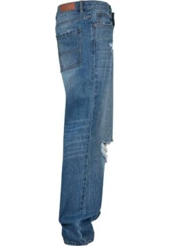 URBAN CLASSICS Distressed - Jean Boyfriend - Mid Deepblue Destroyed Washed -Tenues Mode Boutique 700c8cfcb3004a908ea3f244f67b6bd3