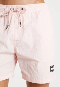 URBAN CLASSICS Block - Short De Bain - Pink -Tenues Mode Boutique 70bb3c766c3045e29bb4ac8c5c58c5e9