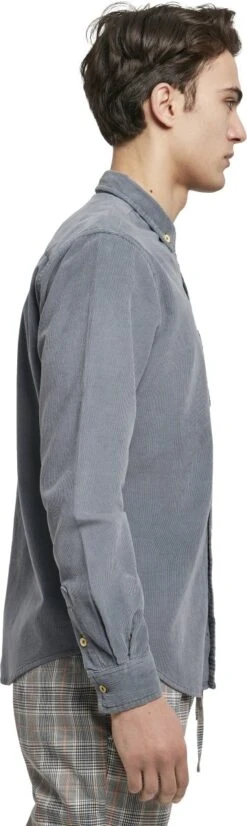 URBAN CLASSICS Corduroy Shirt - Chemise - Olive -Tenues Mode Boutique 740ad14215ad47f38189347e36dd257b