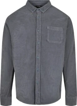 URBAN CLASSICS Corduroy Shirt - Chemise - Olive -Tenues Mode Boutique 7481247c3c8645a9900011792be6aefb