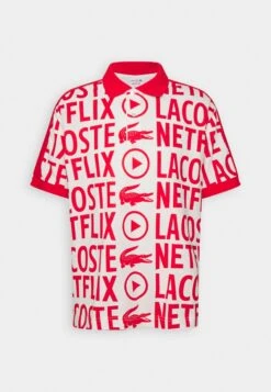 Lacoste X Netflix - Polo - Flour/Corrida -Tenues Mode Boutique 7564d2856df44a06bb5c33c7abcf9471