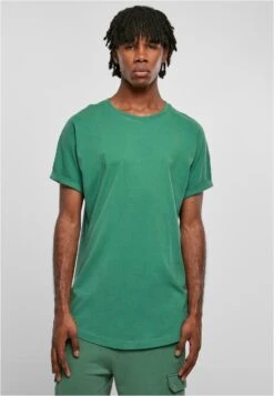 URBAN CLASSICS Long Shaped Turnup - T-Shirt Basique - Leaf