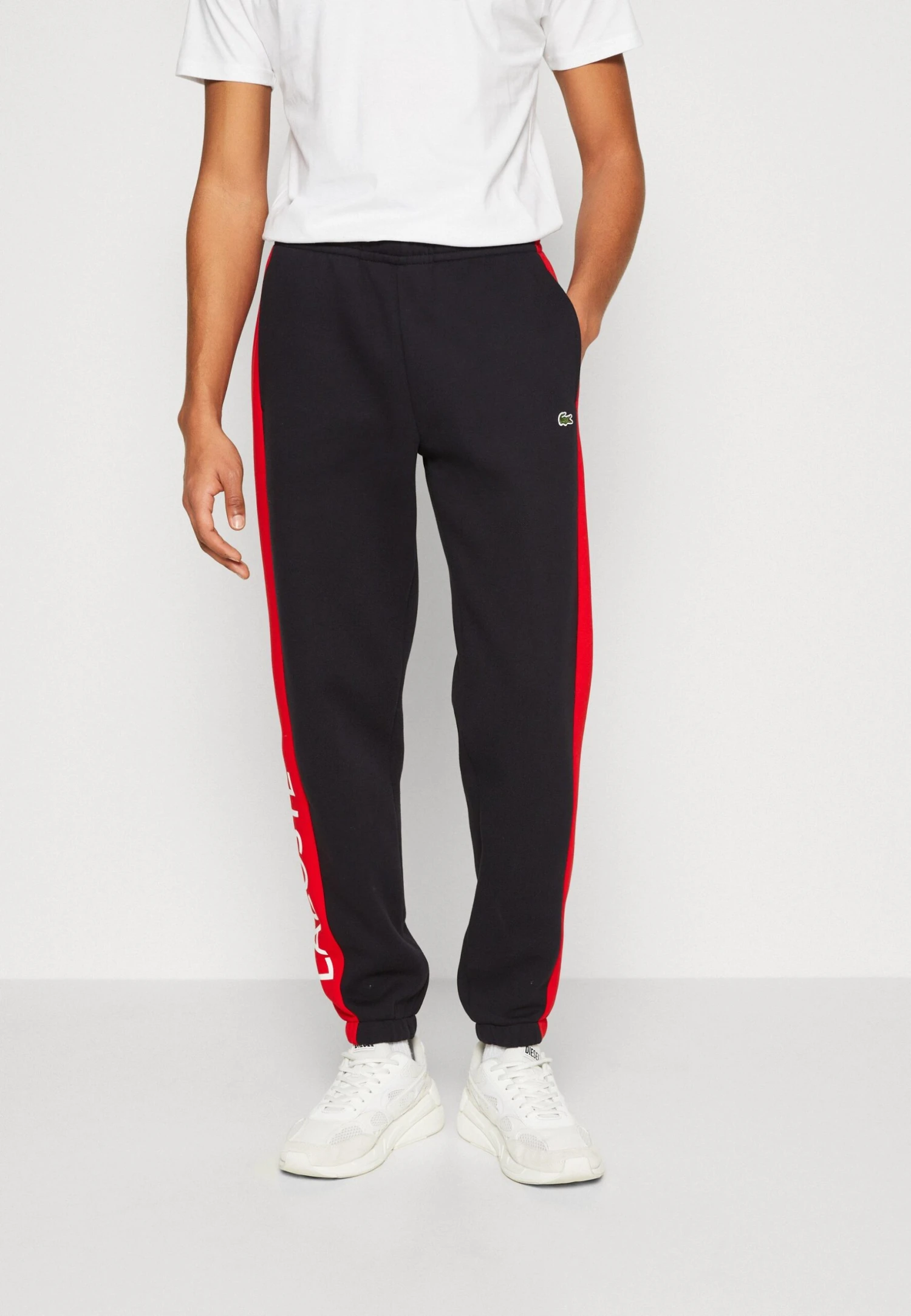 Lacoste Pantalon De Survêtement - Abysm/Red 1 Lacoste Pantalon De Survêtement - Abysm/Red