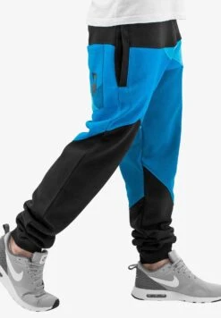 URBAN CLASSICS Dngrs Locotay - Pantalon De Survêtement - Blue Black -Tenues Mode Boutique 8435b86b89fd45f085f01b958c4d97a3