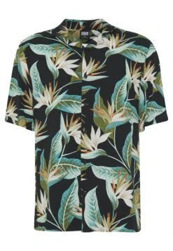 URBAN CLASSICS Blossoms - Chemise - Black -Tenues Mode Boutique 84daef534f8a4c27bbe366cf5015d3d1