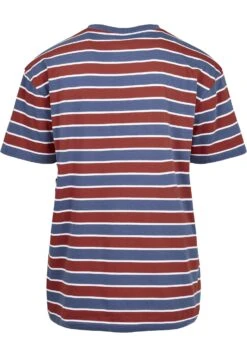 URBAN CLASSICS Yarn Dyed Board Stripe - T-Shirt Basique - Burnedred/Vintageblue 25 URBAN CLASSICS Yarn Dyed Board Stripe - T-Shirt Basique - Burnedred/Vintageblue -Tenues Mode Boutique 87827dedbd8645a4b4e43872371a1f0f