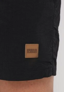 URBAN CLASSICS Block - Short De Bain - Black -Tenues Mode Boutique 89be2084c1a548e3b9cc2bdd91e035fc