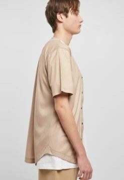 URBAN CLASSICS Baseball - Chemise - Unionbeige White -Tenues Mode Boutique 8d3ed617bb12426f9240d49a0a461dbd
