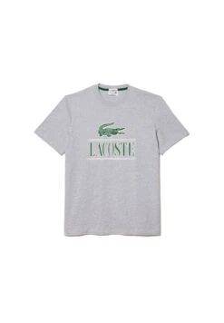 Lacoste T-Shirt Imprimé - Gris Chine Cca