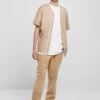URBAN CLASSICS Baseball - Chemise - Unionbeige White