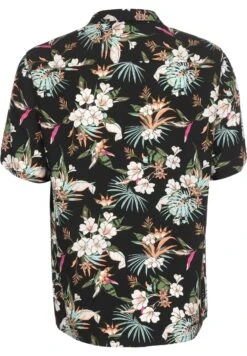 URBAN CLASSICS Aop Resort - Chemise - Blacktropical -Tenues Mode Boutique 9c1fc362004f4953bfc2f5a5989e06c3